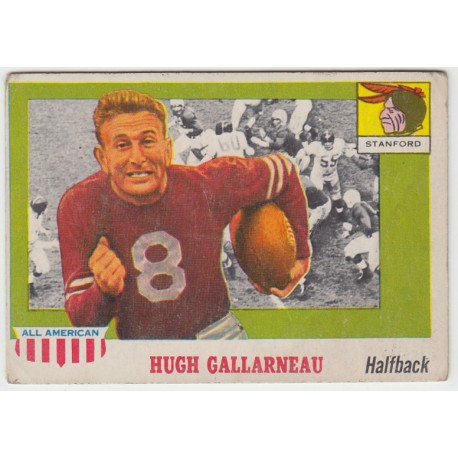 1955 Topps All American - Hugh Gallarneau