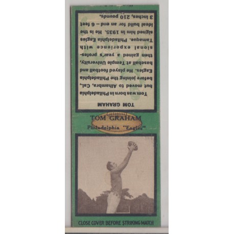 1935 Diamond Matchbook - Tom Graham